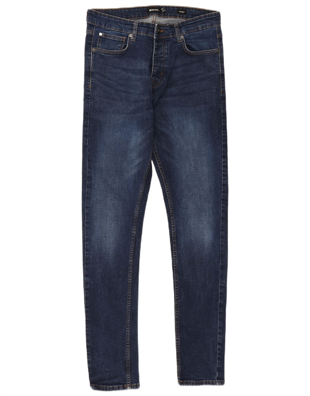 Męskie jeansy Bench Skinny W34 L34 Niebieskie bawełniane