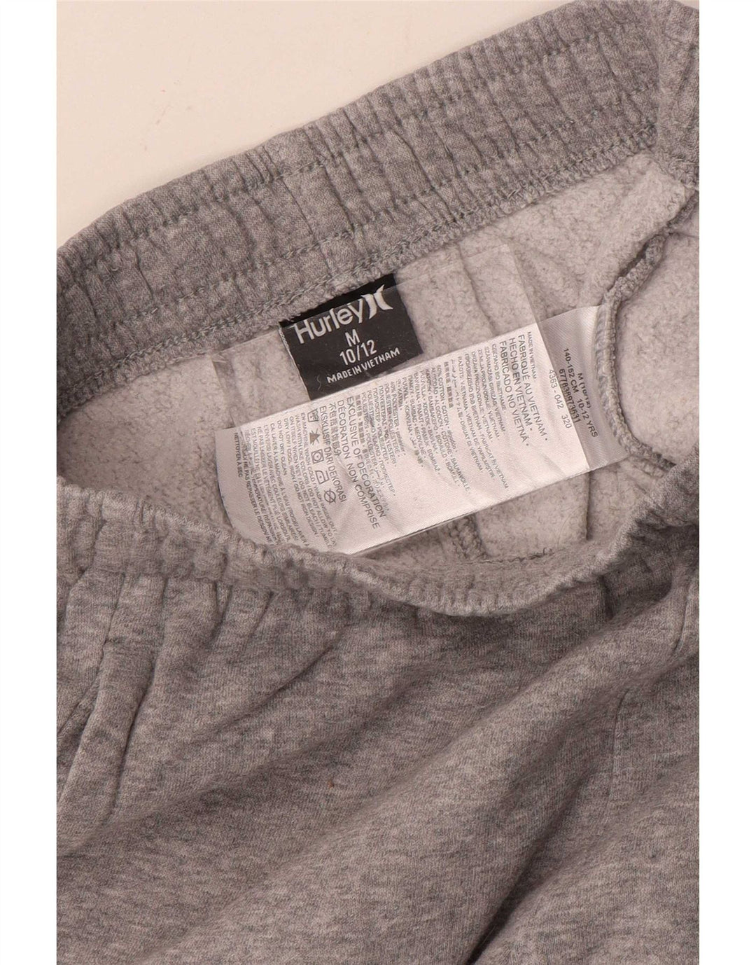 Chłopięce spodnie dresowe Hurley Graphic Joggers 10-11 lat, średni szary