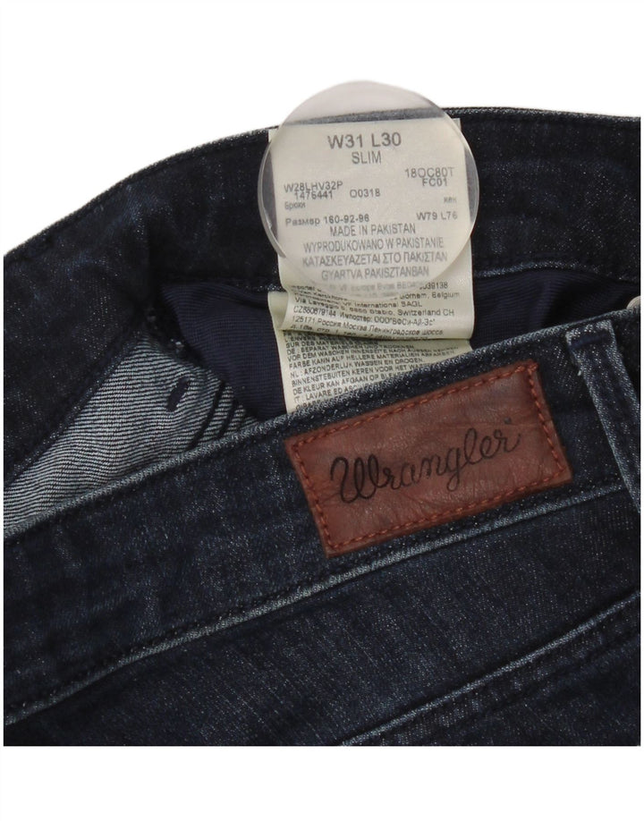 Damskie jeansy Wrangler W31 L30 Niebieskie bawełniane