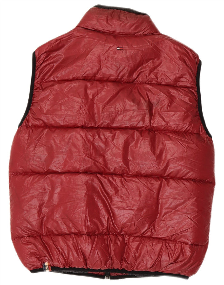 Męska wyściełana kamizelka Tommy Hilfiger UK 36, mała, czerwona, poliester