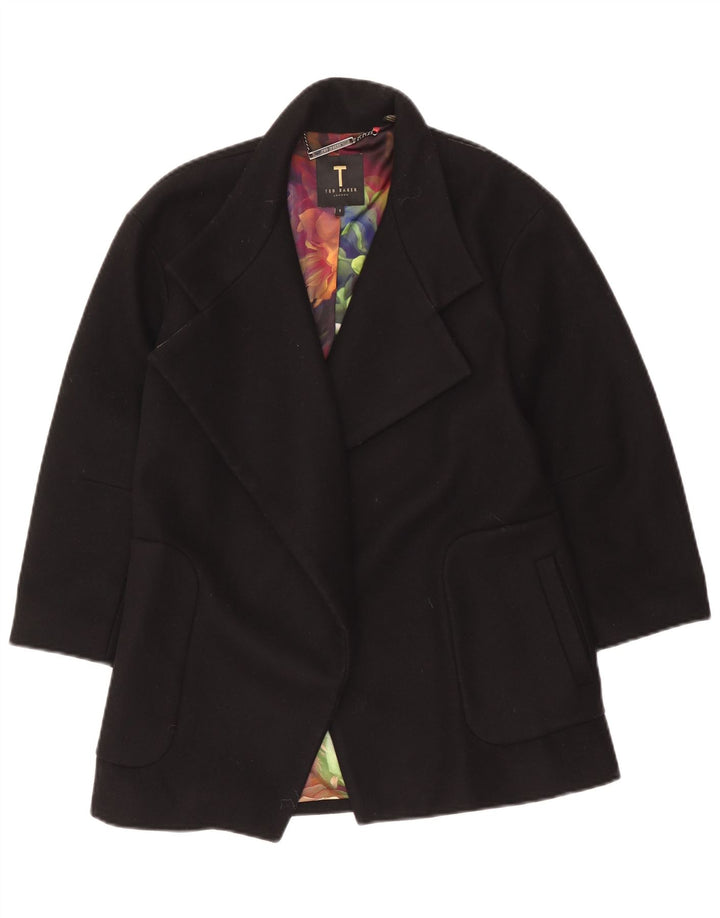 Damski płaszcz oversize Ted Baker, rozmiar 1, XS, czarny