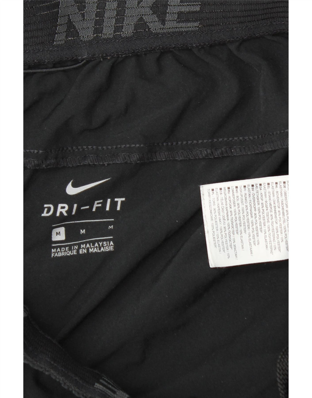 Męskie spodenki sportowe Nike Dri Fit, poliester w kolorze średniej czarnej kolorystyki