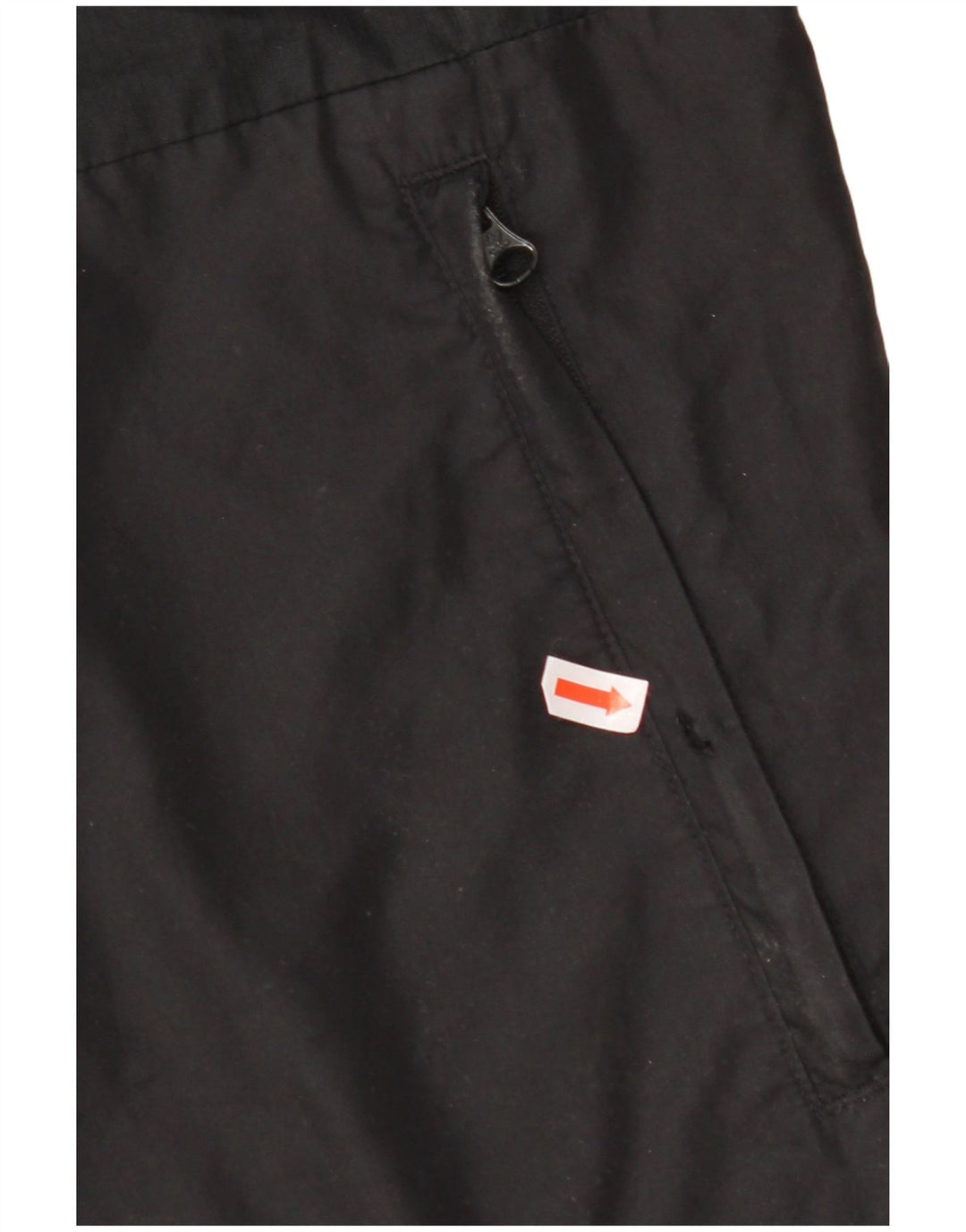 ADIDAS Mens Hooded Rain Jacket UK 34 XS Black Polyester