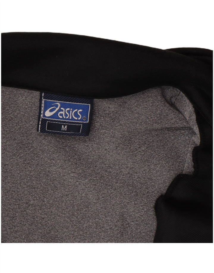 Męska kurtka dresowa Asics z grafiką, średnio szara
