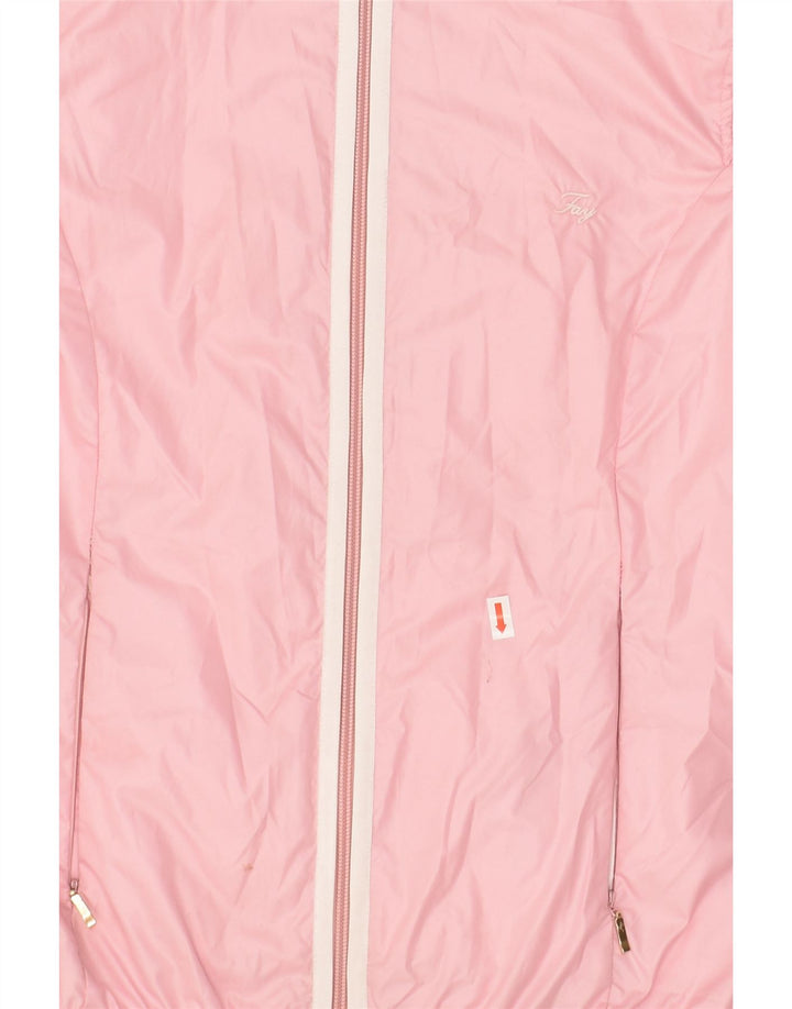 FAY Girls Hooded Rain Jacket 11-12 Years Pink | Vintage Fay | Thrift | Second-Hand Fay | Used Clothing | Messina Hembry 