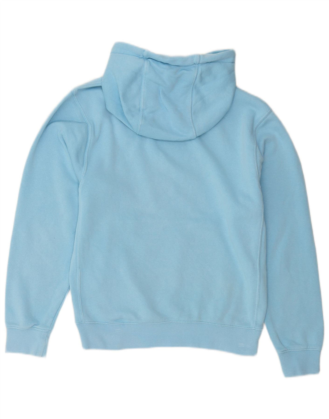 NIKE Mens Hoodie Jumper XS Blue Cotton