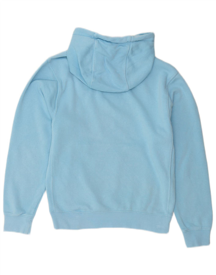 NIKE Mens Hoodie Jumper XS Blue Cotton