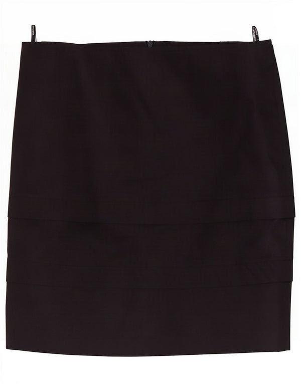 Armani Jeans Womens Mini Skirt IT 42 Medium W32 Navy Blue Cotton