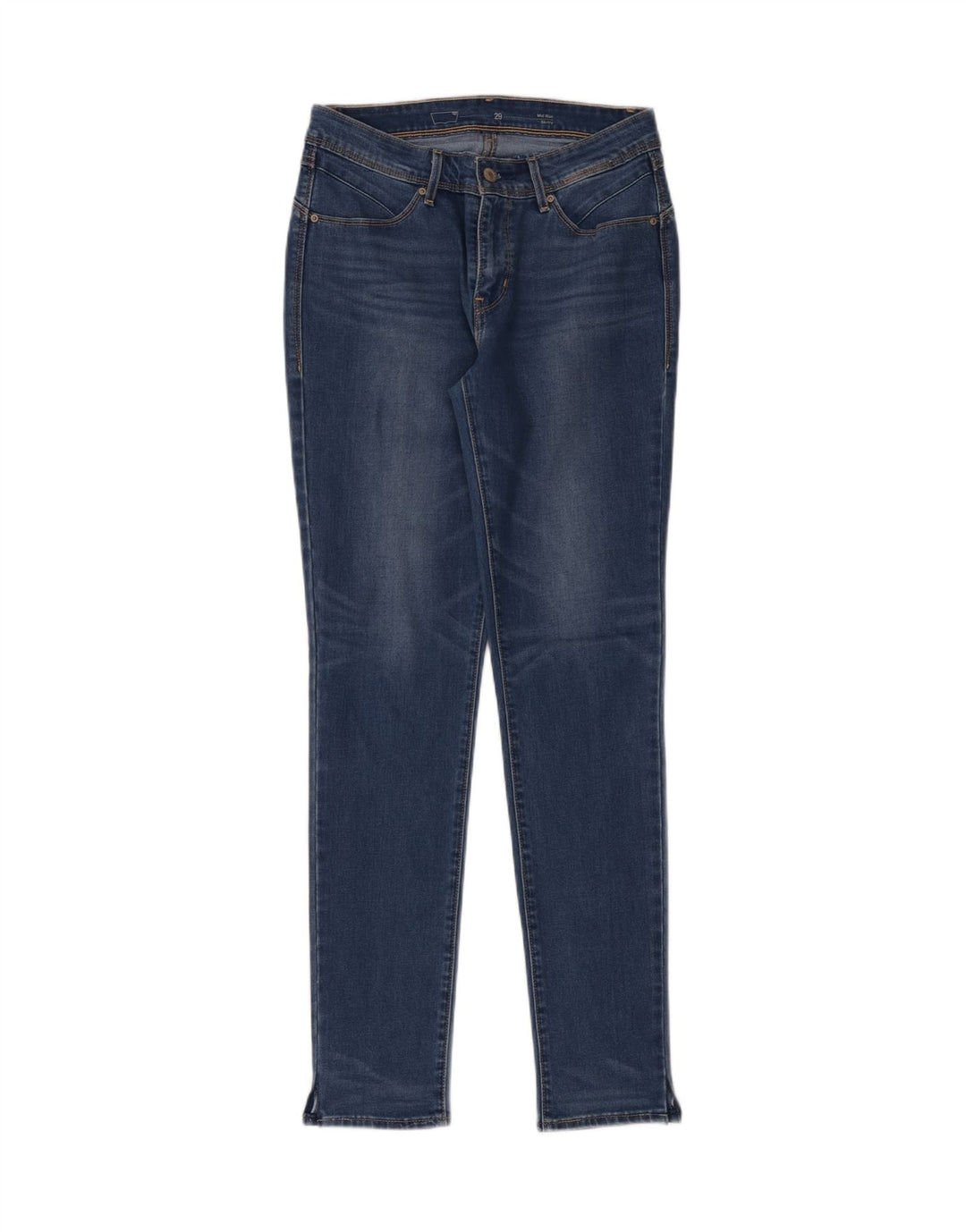 Damskie jeansy Levi's Mid Rise Skinny W29 L32 Niebieskie