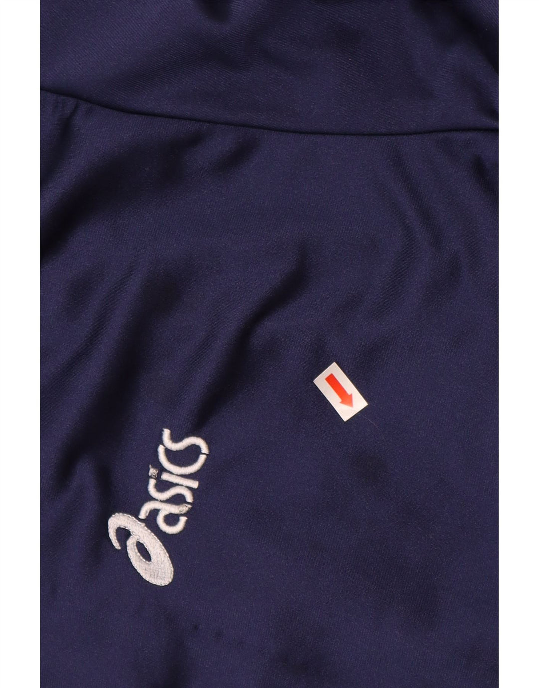 Męska kurtka dresowa ASICS z grafiką XL, granatowa, z blokami kolorów, poliamid