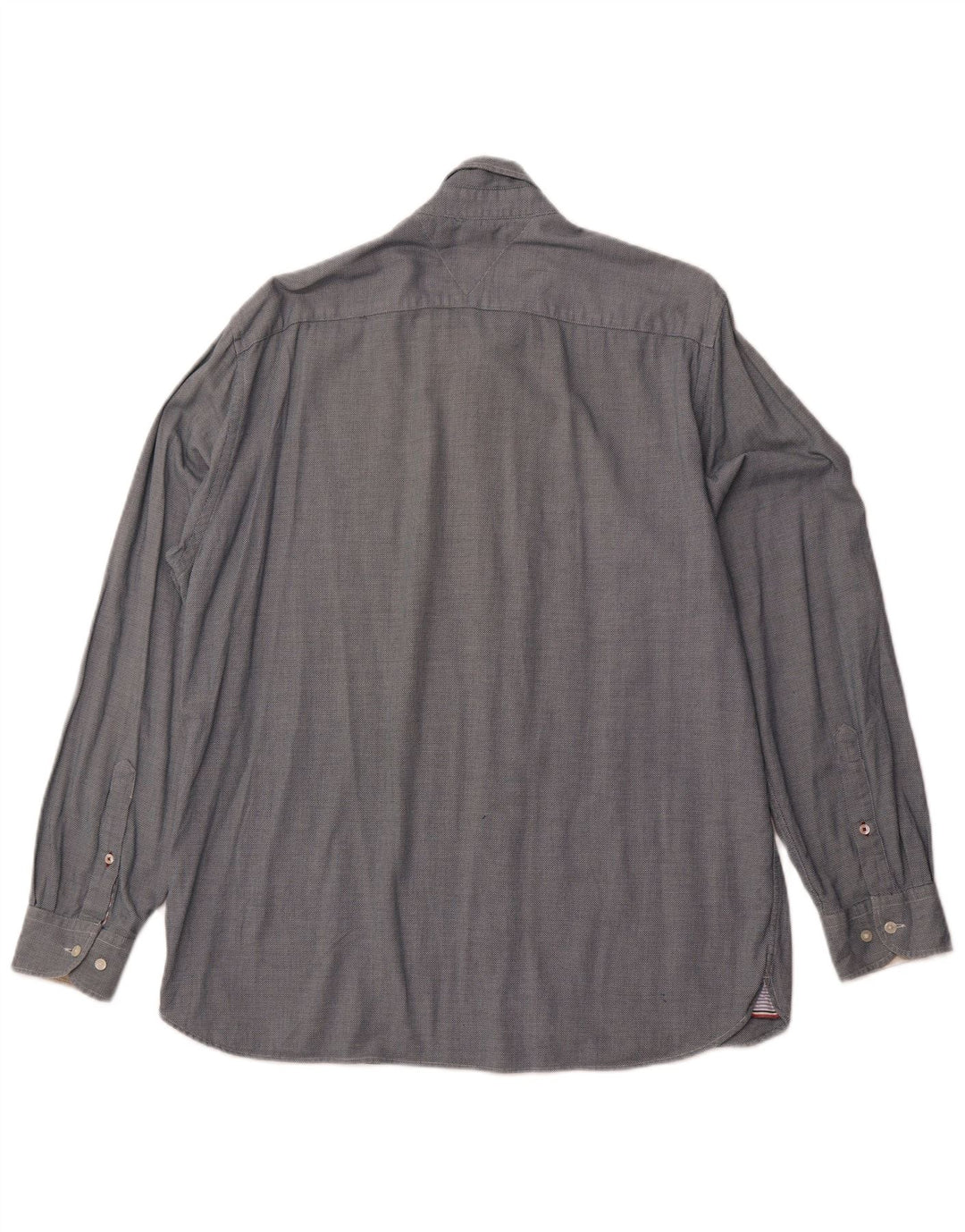 Męska koszula o regularnym kroju TOMMY HILFIGER XL, szara, bawełniana w cętki