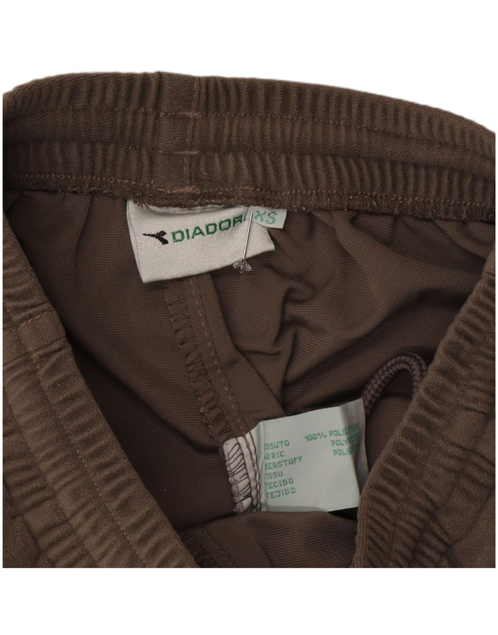 Damskie spodnie dresowe Diadora Cargo UK 6 XS, brązowy poliester