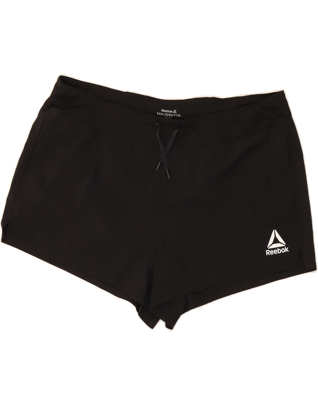 REEBOK Womens Sport Shorts UK 22 3XL  Black Polyester Vintage Reebok and Second-Hand Reebok from Messina Hembry 