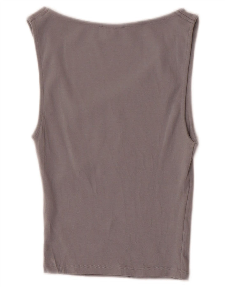 Damski krótki top Zara UK 8 Small Grey
