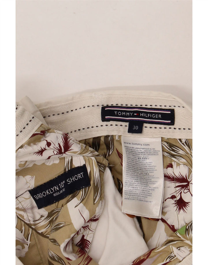Męskie spodenki chino TOMMY HILFIGER Brooklyn W30 Średnio biała bawełna