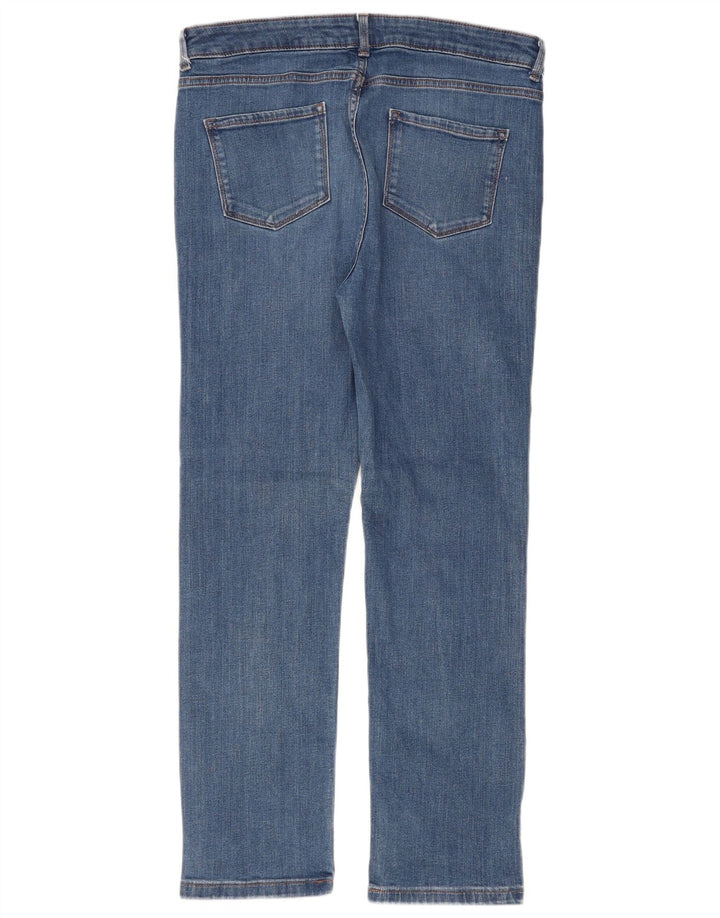 Marks & Spencer Damskie Regularne Jeansy Slim UK 14 Duże W36 L29 Niebieskie Bawełniane