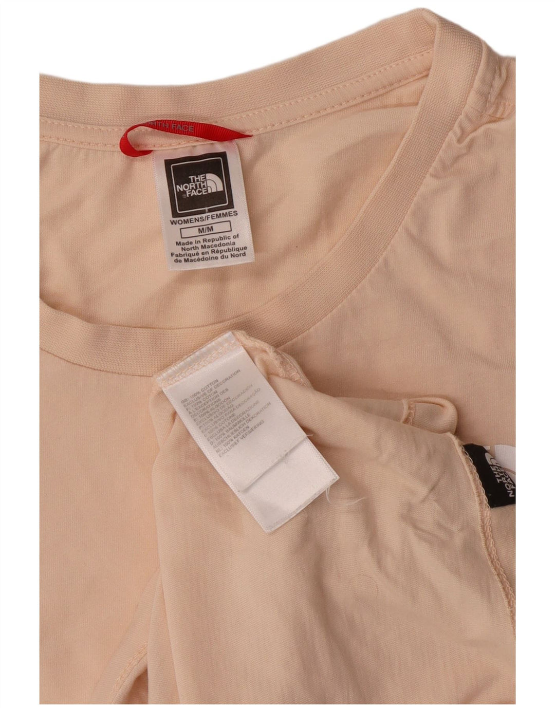 Męski T-shirt z grafiką The North Face Top UK 14, średni beż, bawełna