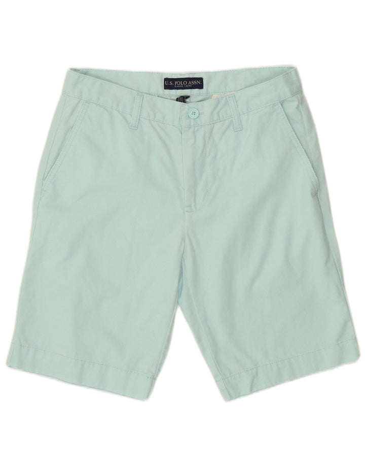 US POLO ASSN. Męskie spodenki Chino W30 Średni niebieski, bawełniany