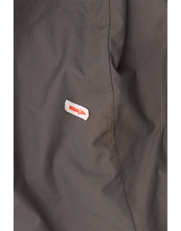 SUPERDRY Męska kurtka wiatrówka z kapturem UK 38 Średni szary nylon