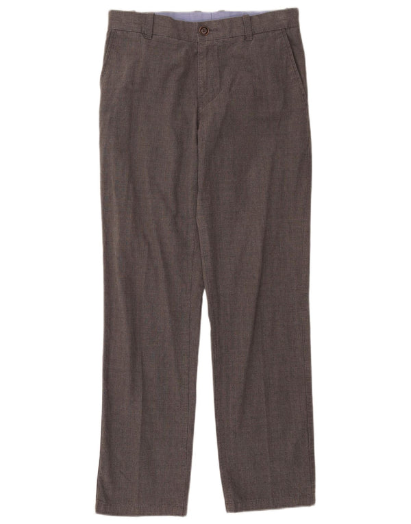 Męskie proste spodnie chino Tommy Hilfiger W30 L30 Szara bawełna