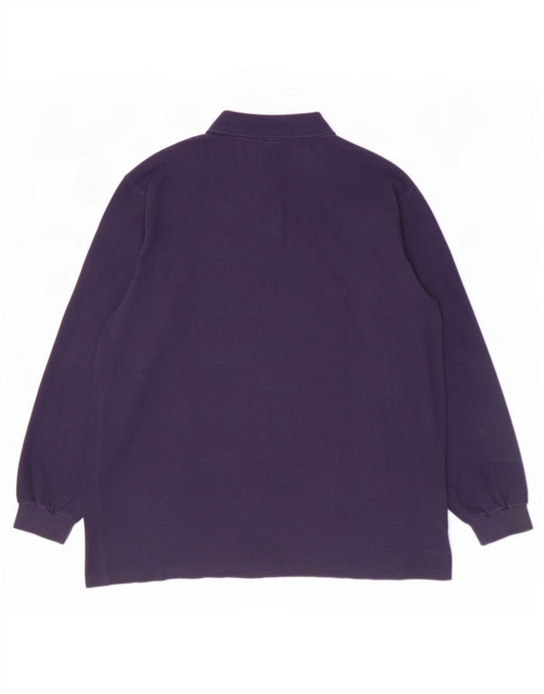 Męska koszulka polo Lacoste z długim rękawem, rozmiar 7, 2XL, granatowa, bawełniana