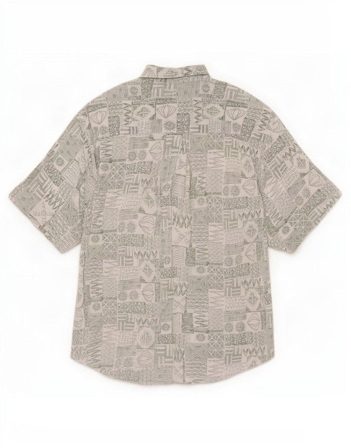 Męska koszulka z krótkim rękawem Club D'Amingo, rozmiar 41/42, duży zielony patchwork
