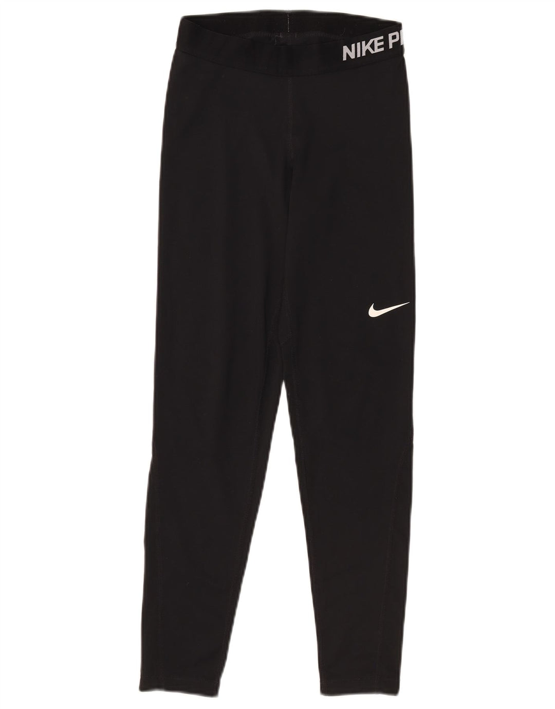 Damskie legginsy Nike Dri Fit Graphic UK 12, średni czarny poliester