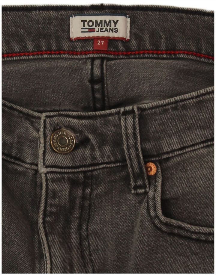 Damskie spodenki jeansowe Tommy Hilfiger W27 Small, szare, bawełniane