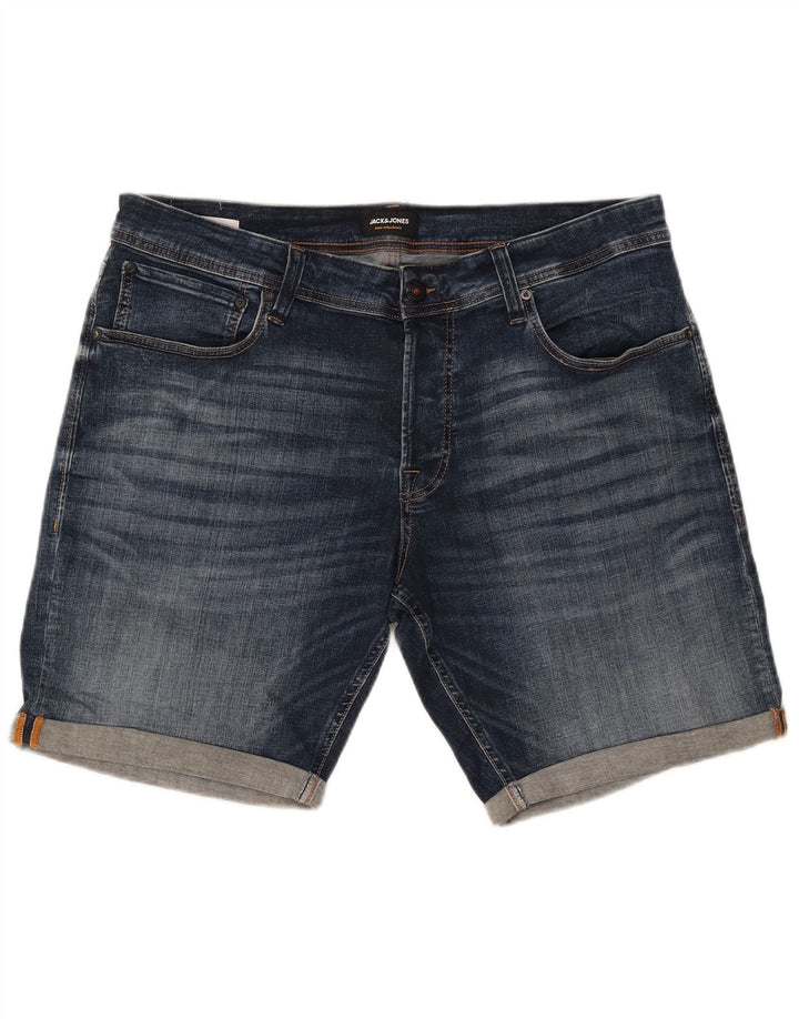 Męskie spodenki jeansowe JACK & JONES 2XL W42, niebieska bawełna