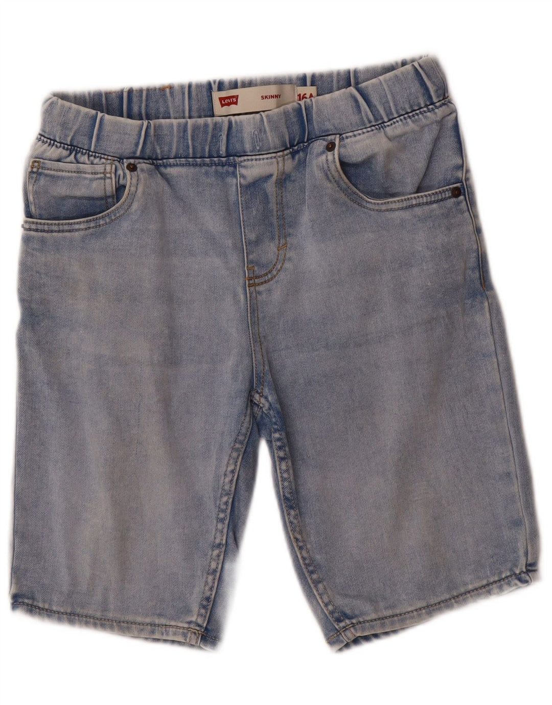Spodenki jeansowe chłopięce LEVI'S 15-16 lat W29, niebieska bawełna