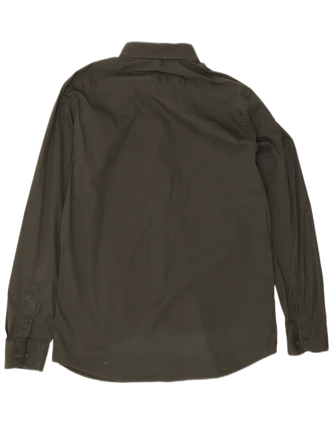 Koszula męska Massimo Dutti, duża, zielona, bawełniana