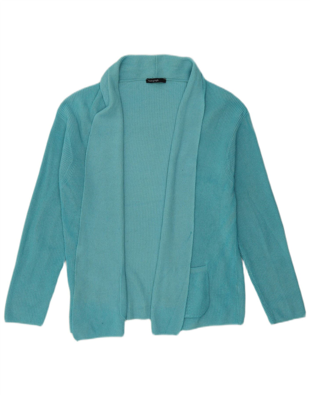 MARKS & SPENCER Damski sweter oversize UK 16, duży niebieski