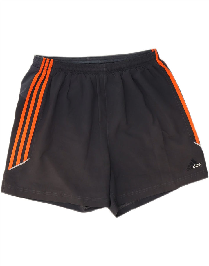ADIDAS Mens Sport Shorts Large Grey Polyester Vintage Adidas and Second-Hand Adidas from Messina Hembry 