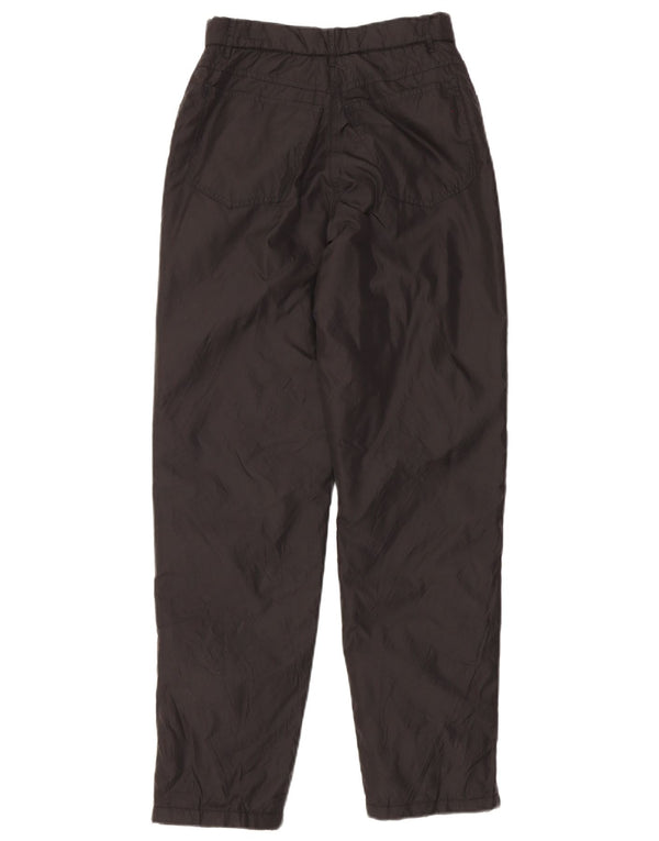 Damskie zwężane spodnie wiatrówkowe Ellesse UK 10 Small W26 L30 Czarne