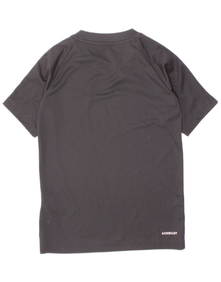 Chłopięca koszulka Adidas Aeroready Top 7-8 lat Czarny poliester