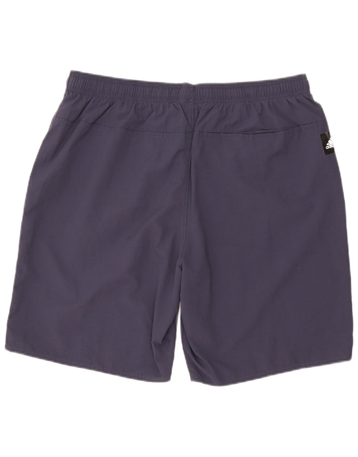 Męskie spodenki sportowe Adidas 2XL granatowe, nylonowe