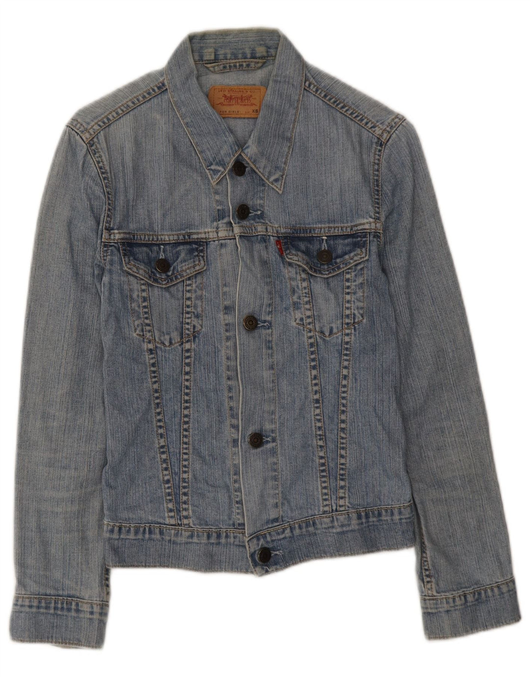 Kurtka dżinsowa Levi's dziewczęca 7-8 lat XS, niebieska bawełniana