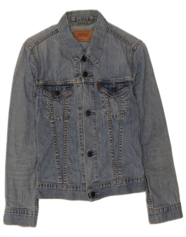 Kurtka dżinsowa Levi's dziewczęca 7-8 lat XS, niebieska bawełniana