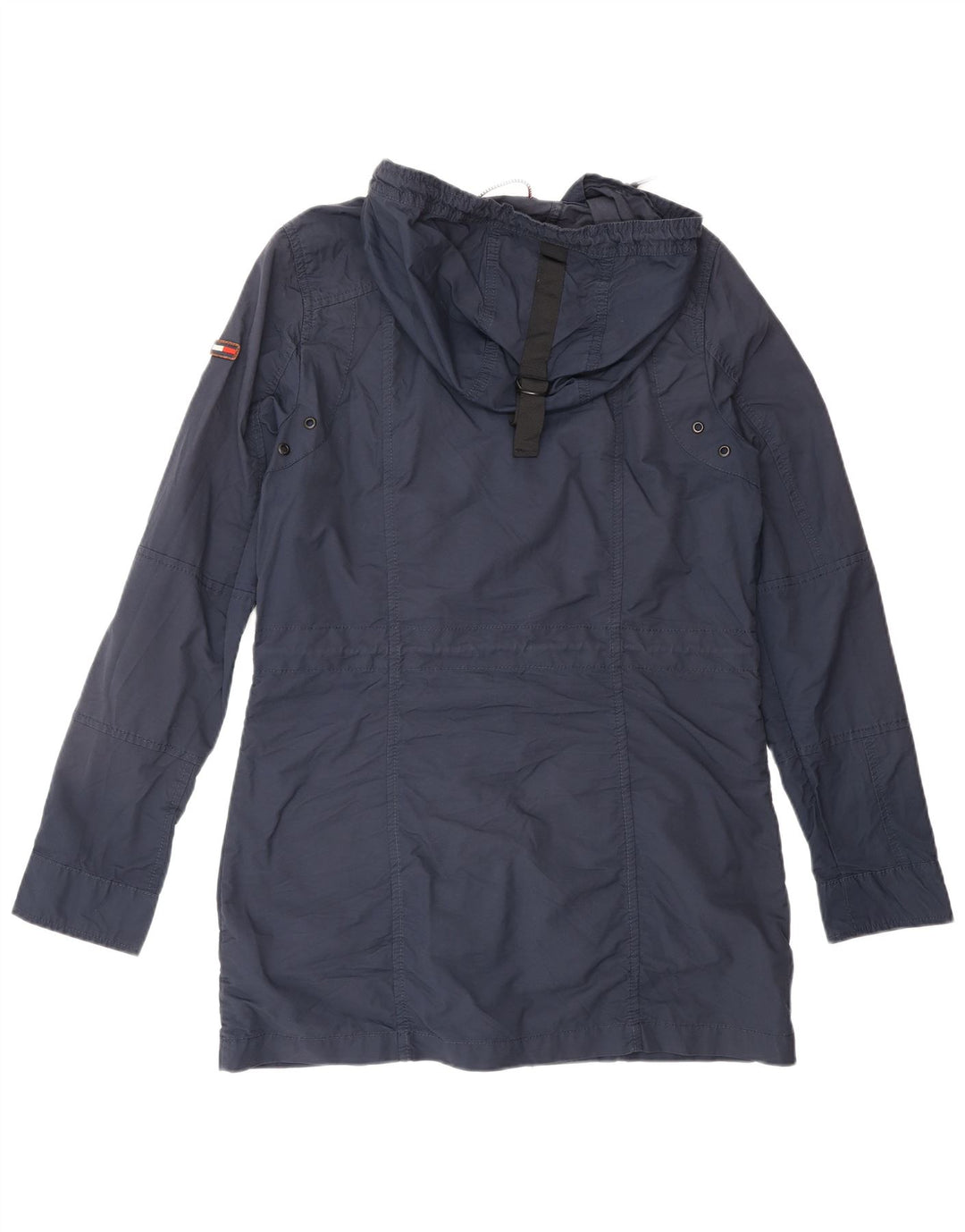 Damska kurtka parka oversize TOMMY HILFIGER UK 10, mała, granatowa