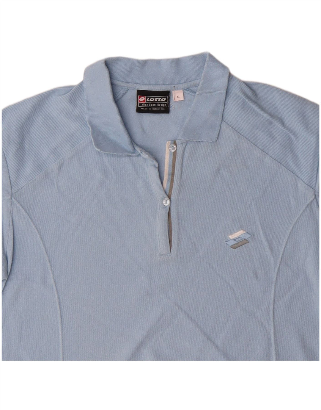 Damska koszulka polo LOTTO UK 18 XL, niebieska, bawełniana