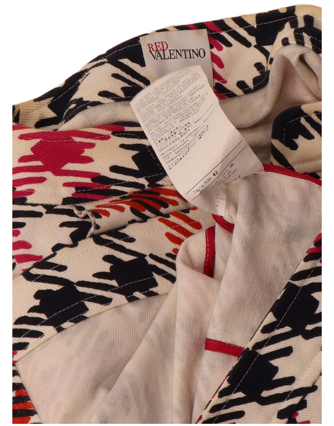 Damska marynarka Crop Blazer marki Valentino IT 42, średnia, wielokolorowa