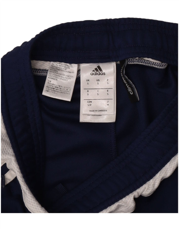 Męskie spodnie dresowe Adidas, małe, granatowe, poliestrowe, sportowe