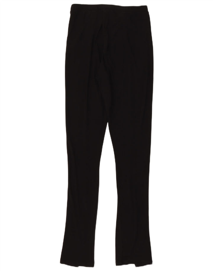 Damskie spodnie typu slim casual Zara, średnie W28 L34, czarny poliester