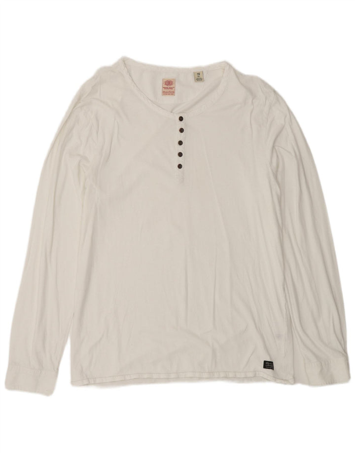 Top damski Scotch & Soda z długim rękawem, UK 18 XL, biały