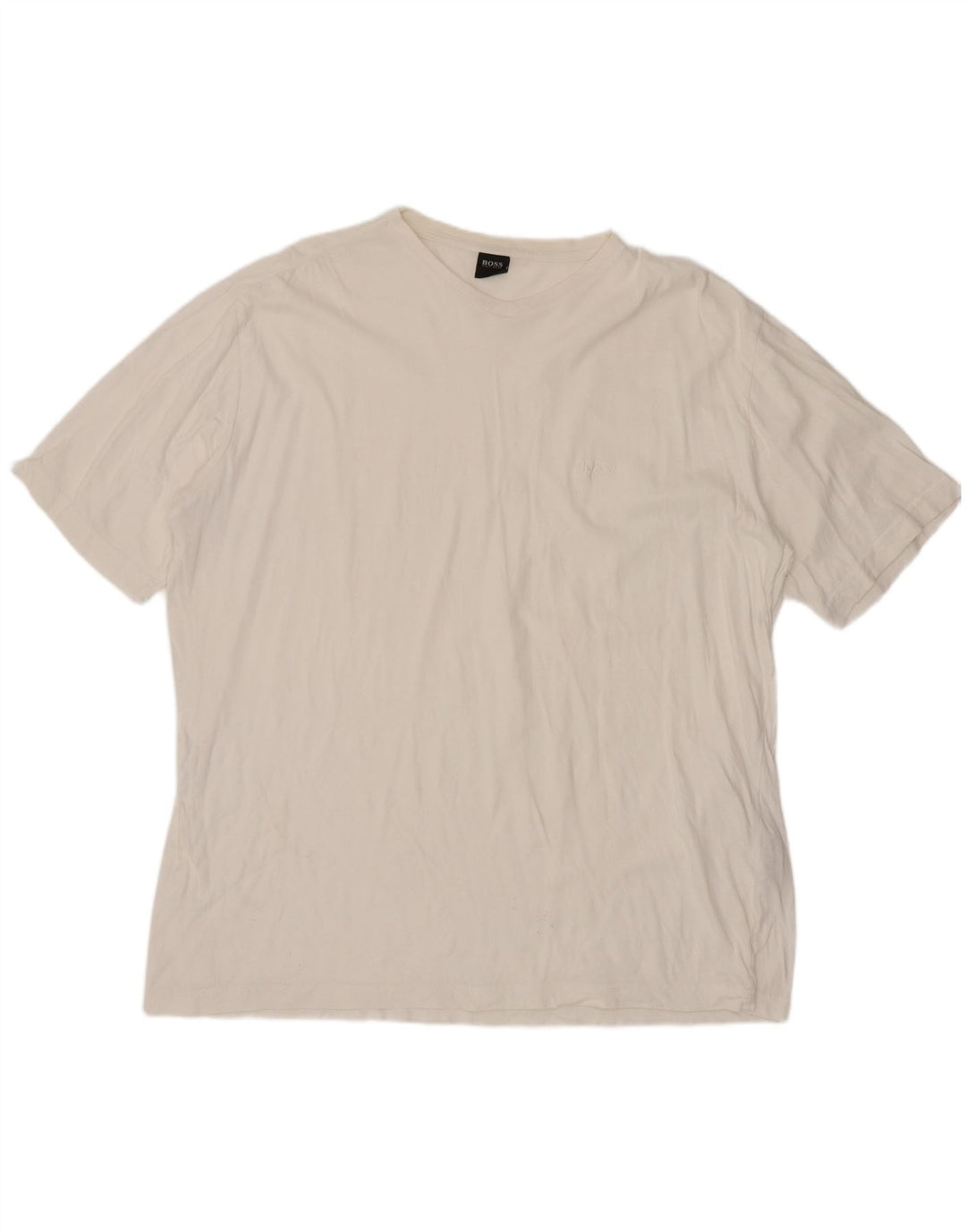 T-shirt męski Hugo Boss, top XL, biała bawełna