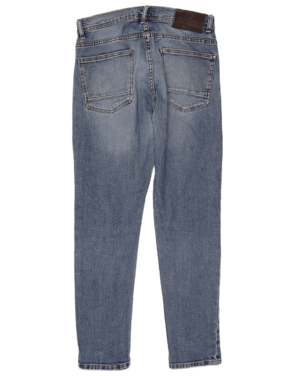 Męskie jeansy obcisłe Zara EU 42 Large W32 L30 Niebieskie