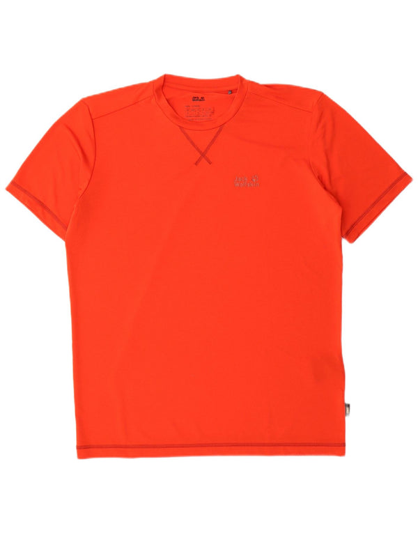 T-shirt męski Jack Wolfskin Top UK 40, średni pomarańczowy poliester