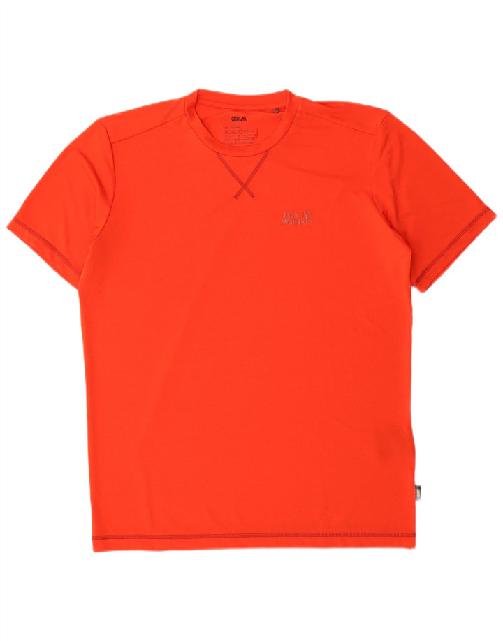 T-shirt męski Jack Wolfskin Top UK 40, średni pomarańczowy poliester