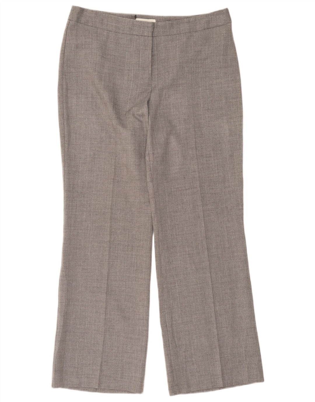 Spodnie garniturowe damskie Marks & Spencer UK 14 Medium W32 L28 Szare w jodełkę