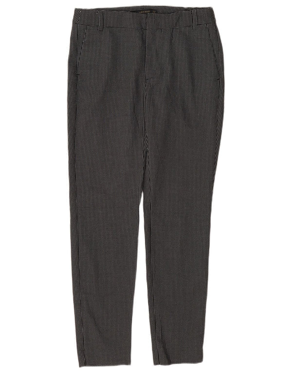 Spodnie Chino damskie Zara EU 34 2XS W24 L27 Czarne cętki Poliester